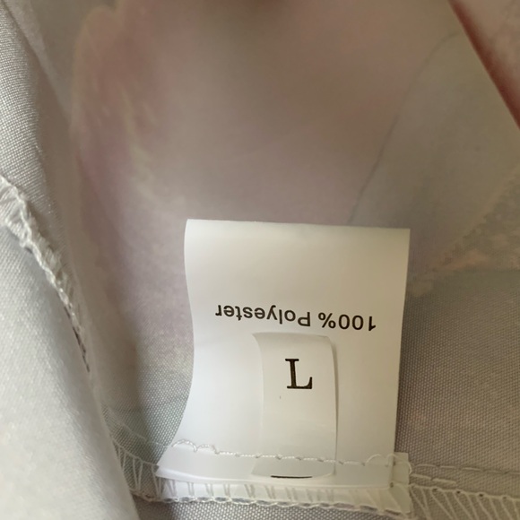 New Colourful Marble Print Satiny Long Sleeve Button Down Blouse/Shirt 🩷🩷 - Picture 7 of 9